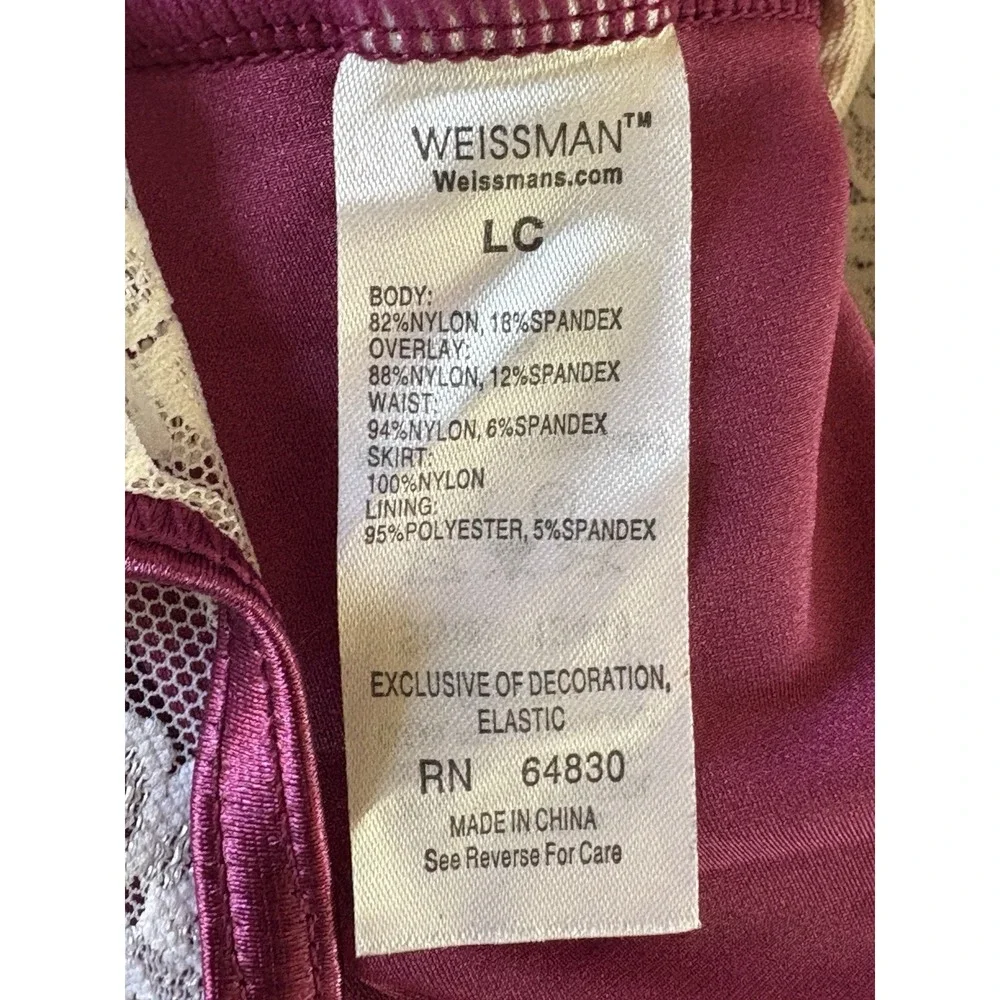 Weissman Costumes Dance Girls Ballet Tutu‎ Dress Size LC Ballerina Pink Magenta